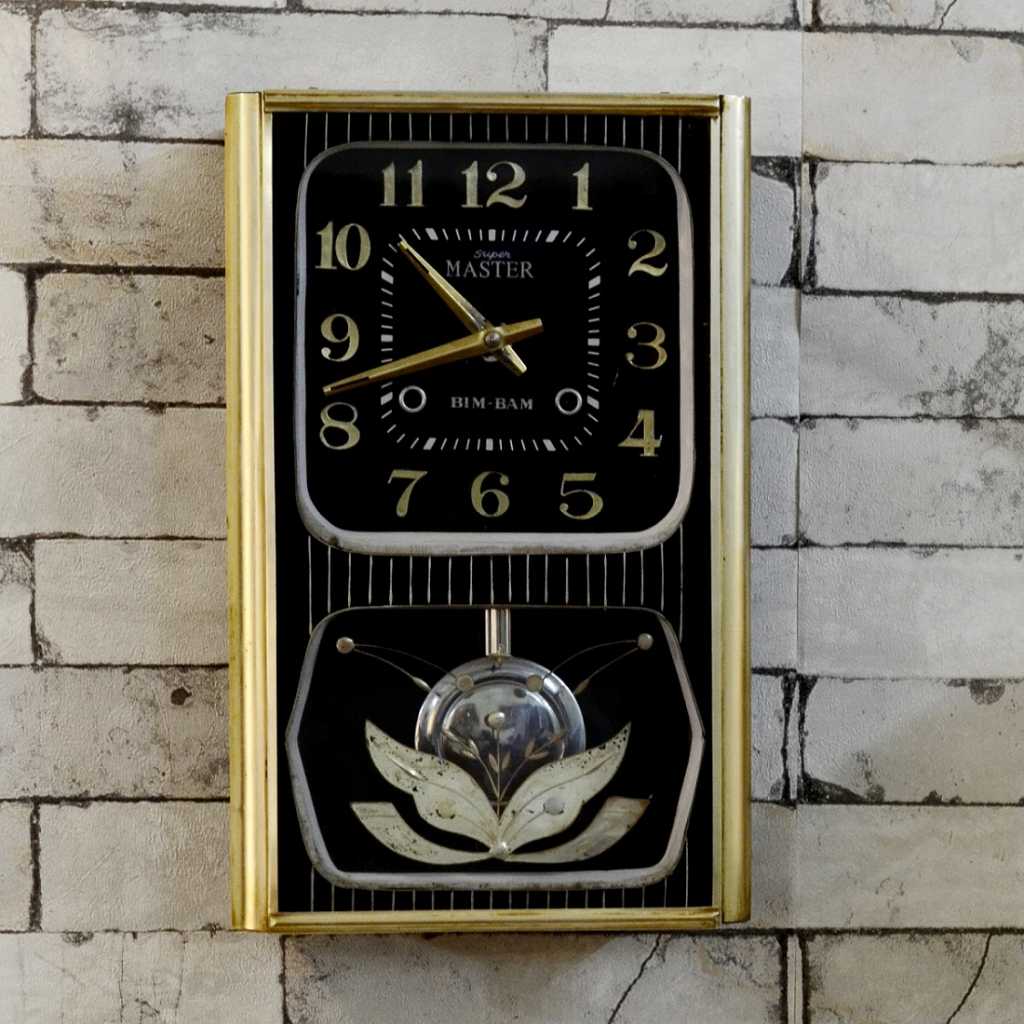 Antique Master Deluxe Bim Bam Wall Clock Antikcart