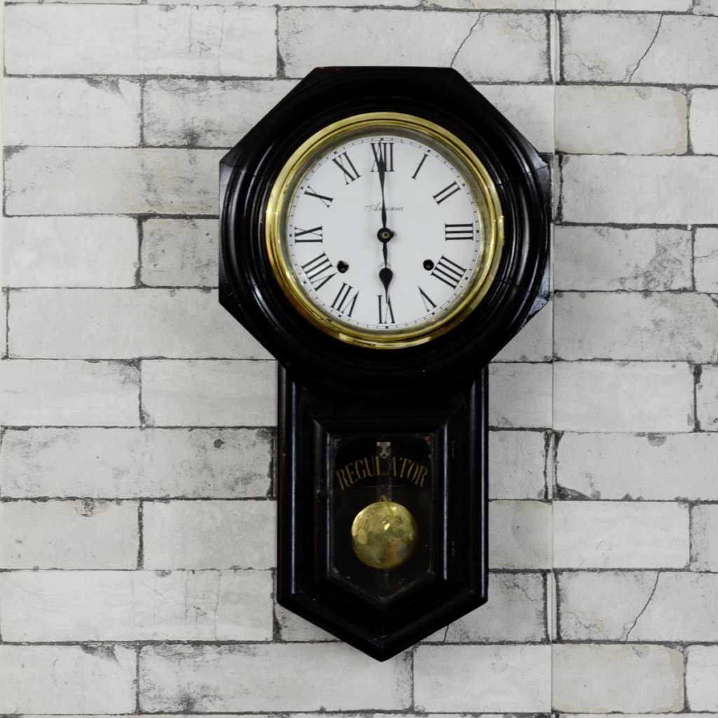Antique Rivex Bim Bam Pendulum Wall Clock 2.2 ft Antikcart
