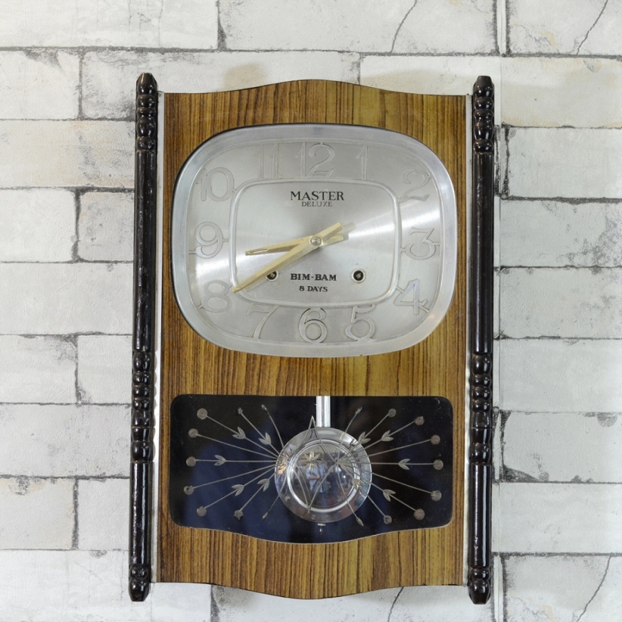 Antique Master Deluxe Bim Bam Wall Clock Antikcart