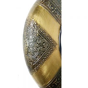Antikcart Embossed Brass Classic Round Wall clock