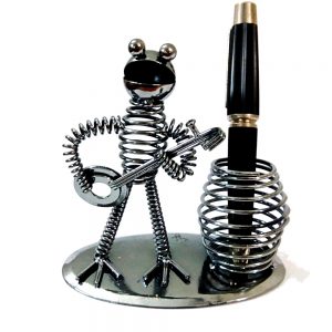 Antikcart Handcrafted Funny Frogy Pen Stand