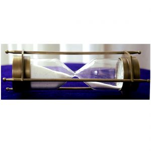 Nautical Antique Metal Brass Sand Timers with Two Side Compass 5 Minutes Antikcart