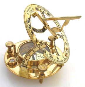 Antikcart Passion Antique Brass Sundial Compass