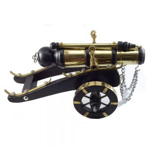 Antikcart Passion Vintage Heavy Brass Cannon Miniature front