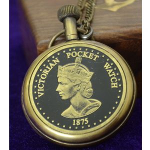 Antikcart Queen Elizabeth Edition Victorian Antique Pocket Watch