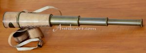 1 inches brass telescope long line of sight