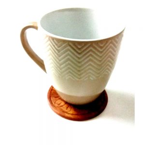 Antikcart Hand carved Wooden Tea Coaster Set Table Decor