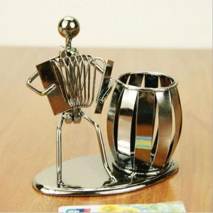 Antikcart Stylish Musician Figurine Handcrafted Pen Stand