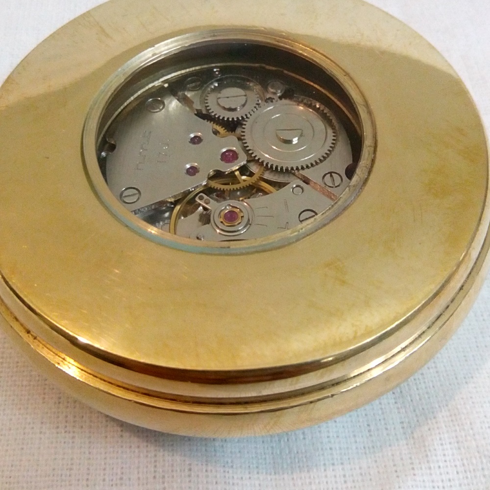 Antikcart Superior Ship Time Keeper Brass Pocket Watch