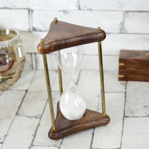 Antikcart 10 Inches Sand Timer - 30 Minutes Table Decor Collectible top