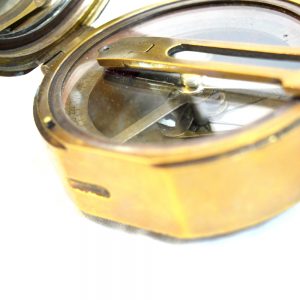 Antikcart Antique Brass Marine Suvey Compass