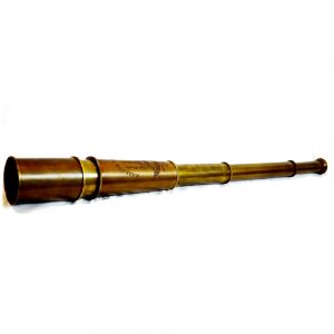 Antikcart Antique Eiffel Tower Royal Navy Telescope closed