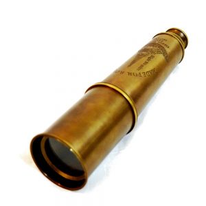 Antikcart Antique Eiffel Tower Royal Navy Telescope closed