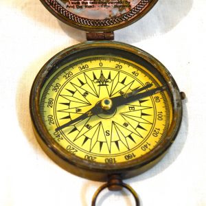 Antikcart Antique Stanley London Brass Compass
