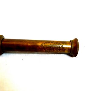 Antikcart German Lens 1930 Leather Antique Telescope open 1200