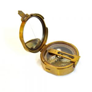 Antikcart Special Antique Brass Marine Survey Compass