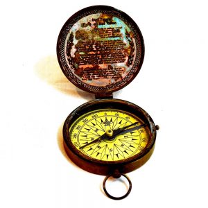 Nautical Compass - Antikcart Special Antique Stanley London Brass Compass