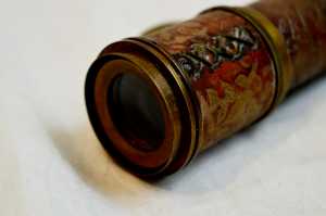 Antikcart Victorian Artwork 16 inches Antique Pocket Telescope
