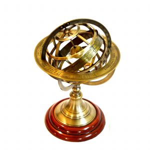Antikcart Vintage 4 Inches Brass Armillary Sphere