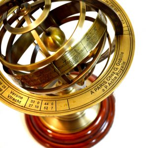 Antikcart Vintage 4 Inches Brass Armillary Sphere close