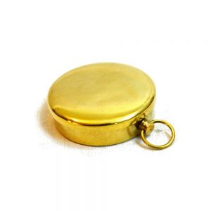 Antikcart Vintage Brass Pocket Compass