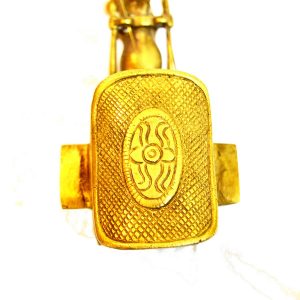 Brass Hand Carved Horse Cart Miniature Antikcart top