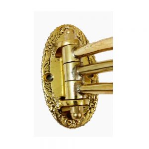 Beautiful Decor Handcarved Metal Brass Wall Fitting by Antikcart