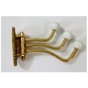 Beautiful Decor Handcarved Metal Brass Wall Fitting by Antikcart