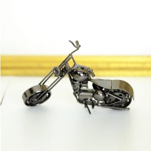 Antikcart Black Metal Handcrafted Bike Harley Model