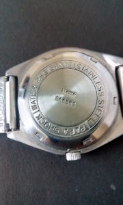 Antikcart HMT VIjay Gold Dial Stainless Steel Mesh Wrist Band Watch