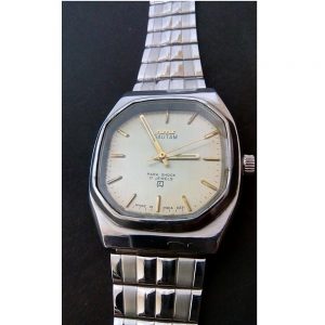 Antikcart HMT Gautam Stainless Steel Strap Wrist Watch by Antikcart dial