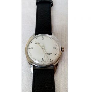 Antikcart HMT Janatha Black Leather Wrist Watch by Antikcart watch