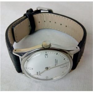 Antikcart HMT Janatha Black Leather Wrist Watch by Antikcart watch