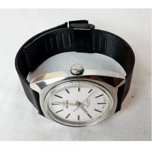 Antikcart HMT Kohinoor Black Mesh Band Wrist Watch by Antikcart