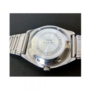 Antikcart Red Dial Stainless Steel Strap HMT Rajat Wrist Watch by Antikcart watch