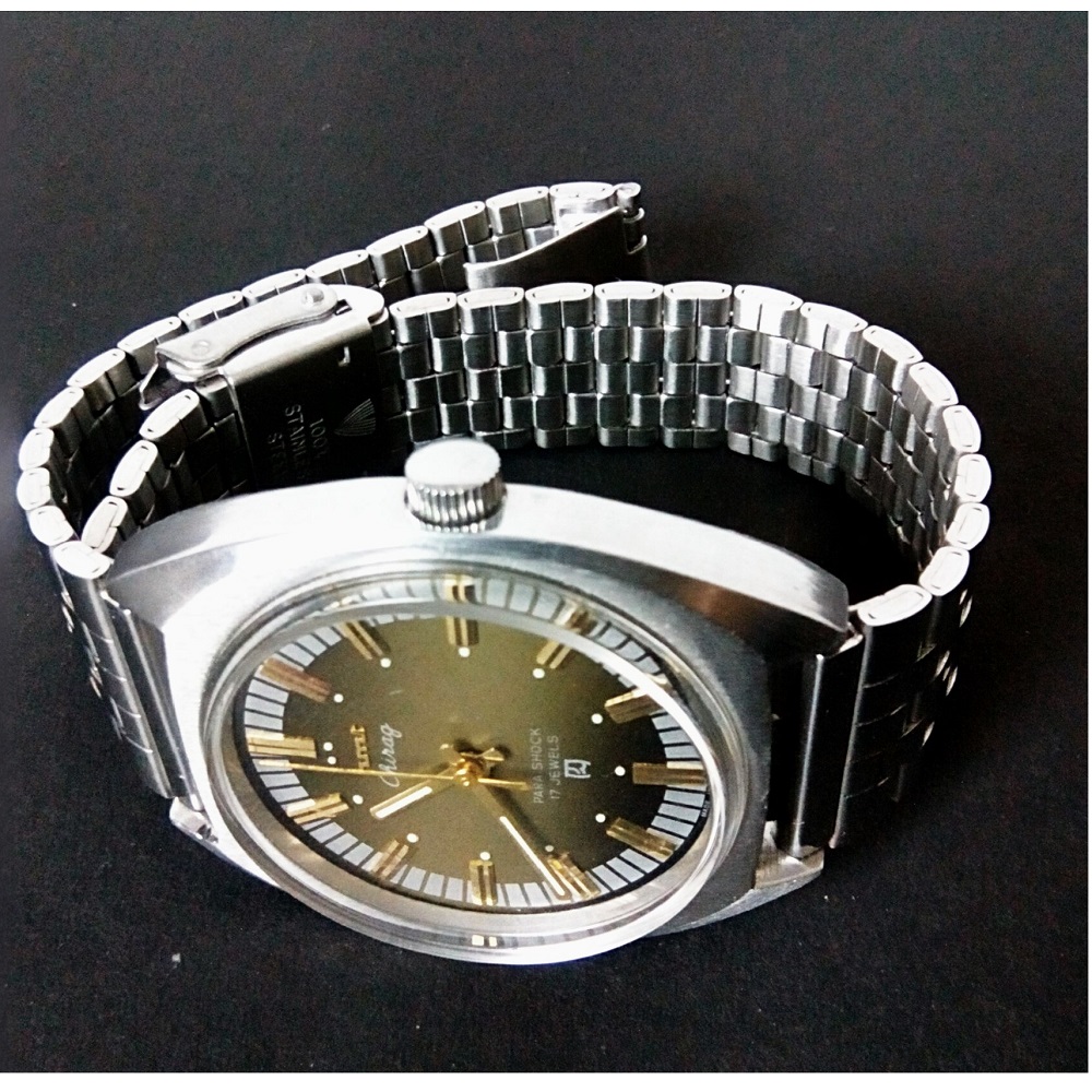 Antikcart Stainless steel Strap HMT Chirag Special Wrist Watch by