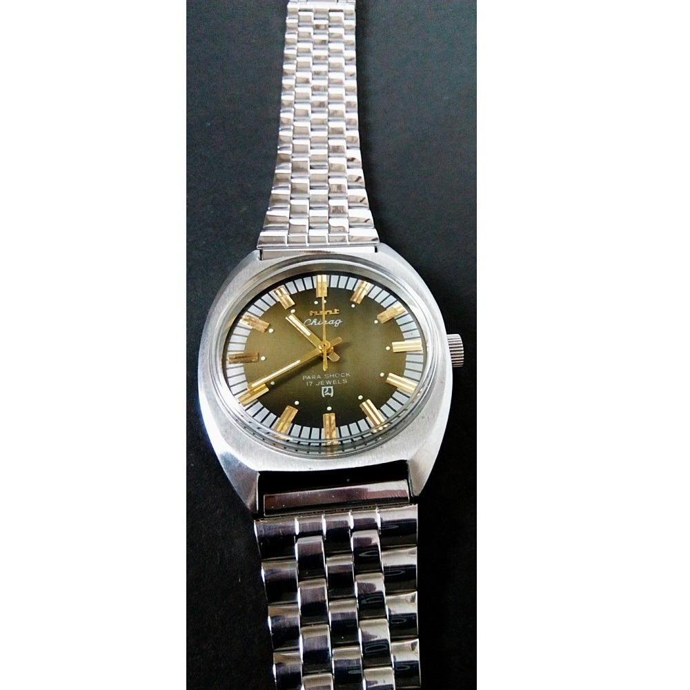 Antikcart Stainless steel Strap HMT Chirag Special Wrist Watch by