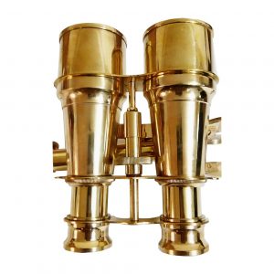Antikcart Vintage Brass Binoculars with Supporting Stand by Antikcart