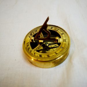 Antikcart Vintage Brass Sundial Compass