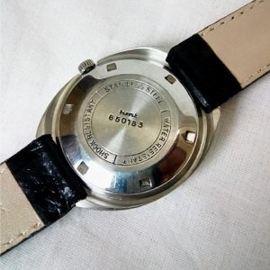 Antikcart Yellow Dial Rajath Wrist Watch - HMT Collection by Antikcart