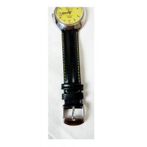 Antikcart Yellow Dial Rajath Wrist Watch - HMT Collection by Antikcart