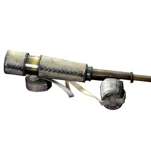 Antique High Quality Leather Cap Nautical Telescope Antikcart