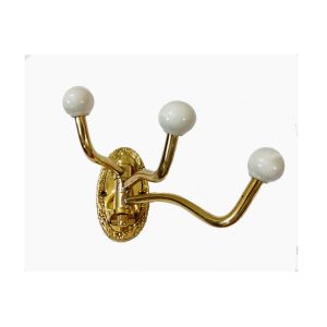 Beautiful Decor Handcarved Metal Brass Wall Fitting by Antikcart
