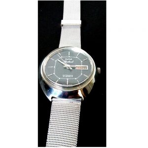 Antikcart Black Dial HMT Automatic Kailash Wrist watch Antikcart watch