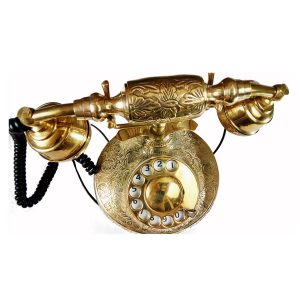 Brass Classic Retro Vintage telephone retro style decor from Antikcart
