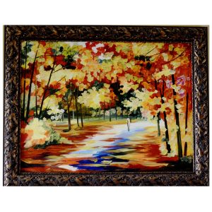 Bright Ways Very Beautiful Painting - Knife Palette Canvas Oil Painting