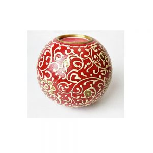 Antikcart Special Meenakari Handcrafted Tea Light Holder by Antikcart