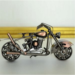 Copper Metal Handicraft Motor Bike Model by Antikcart main pic