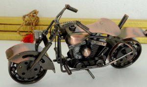 Copper Metal Handicraft Motor Bike Model by Antikcart main pic