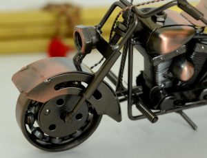 Copper Metal Handicraft Motor Bike Model by Antikcart main pic